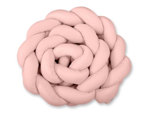 Tour de lit tresse Rose pastel - XXL (360cm)
