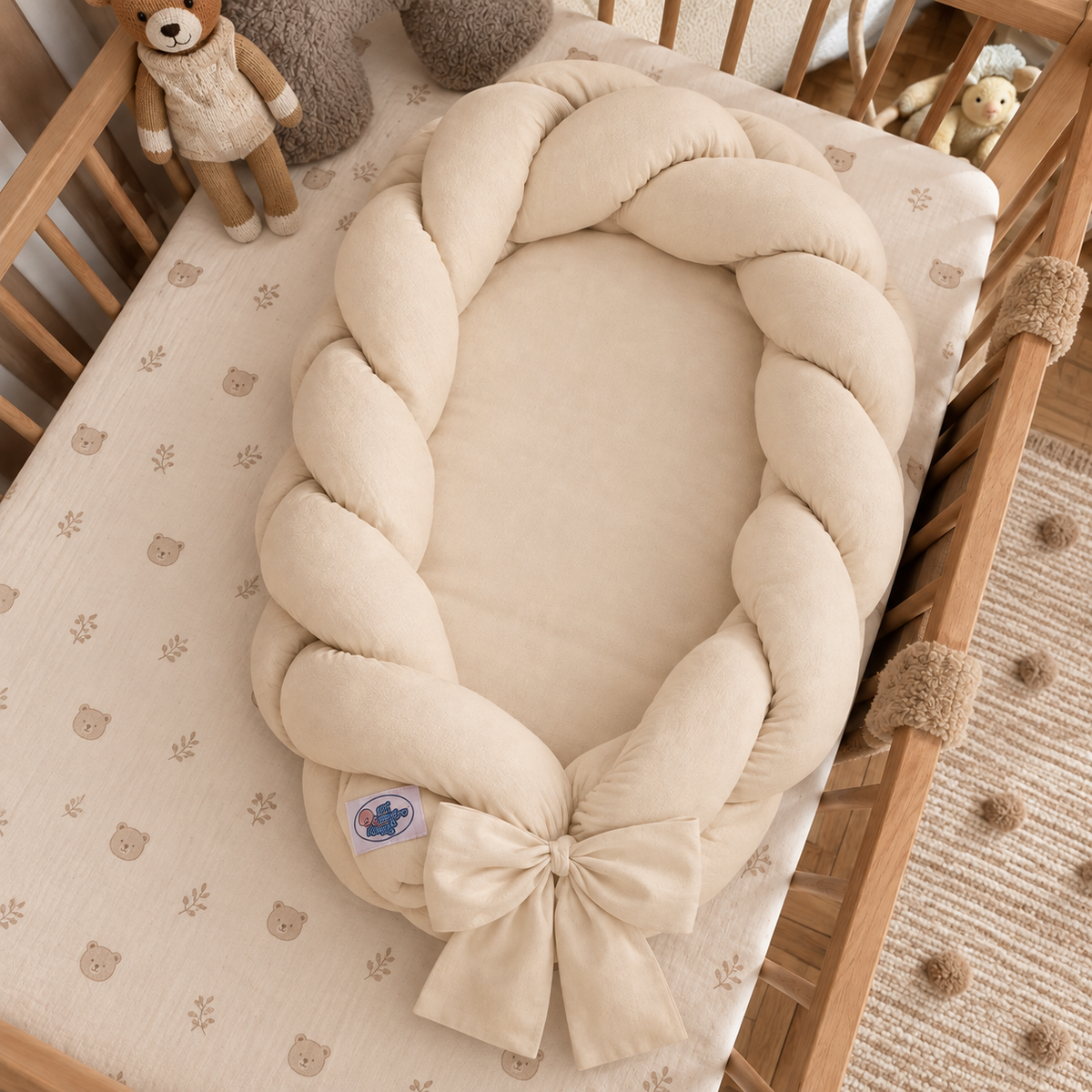 Cocon tresse 2 en 1 évolutif Beige