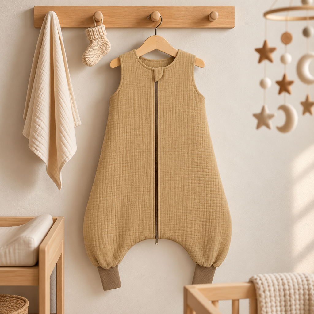 Gigoteuse mousseline avec jambes TOG 1.0 Camel