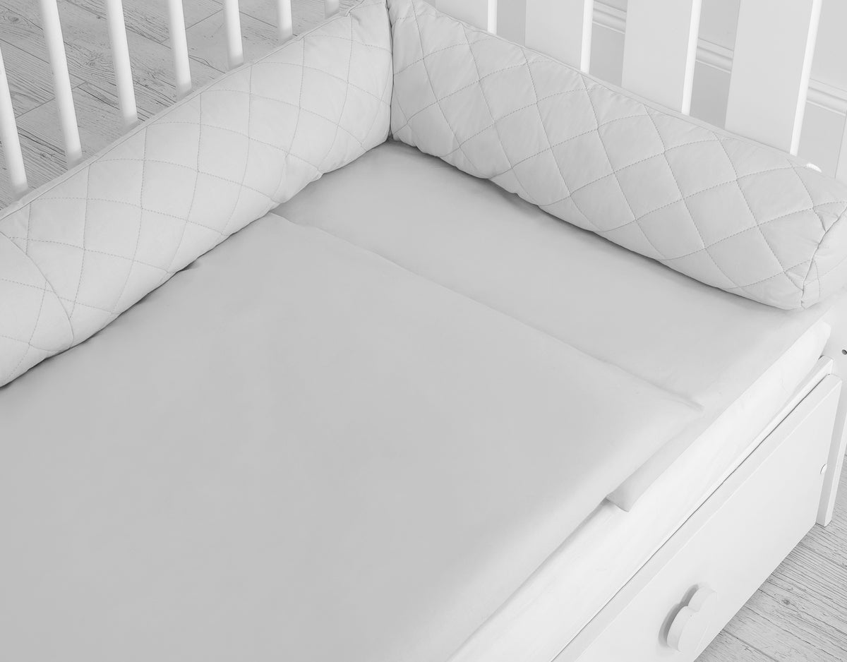 Cocon 2-en-1 nid de bebe et tour de lit serpent - Gris