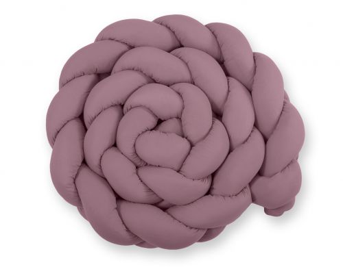 Tour de lit tresse Violet pastel - XXL (360cm)