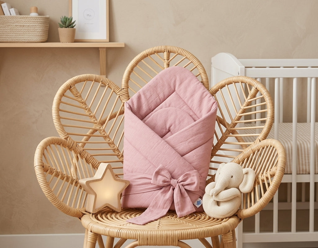 Nid d'ange cone Rose pastel